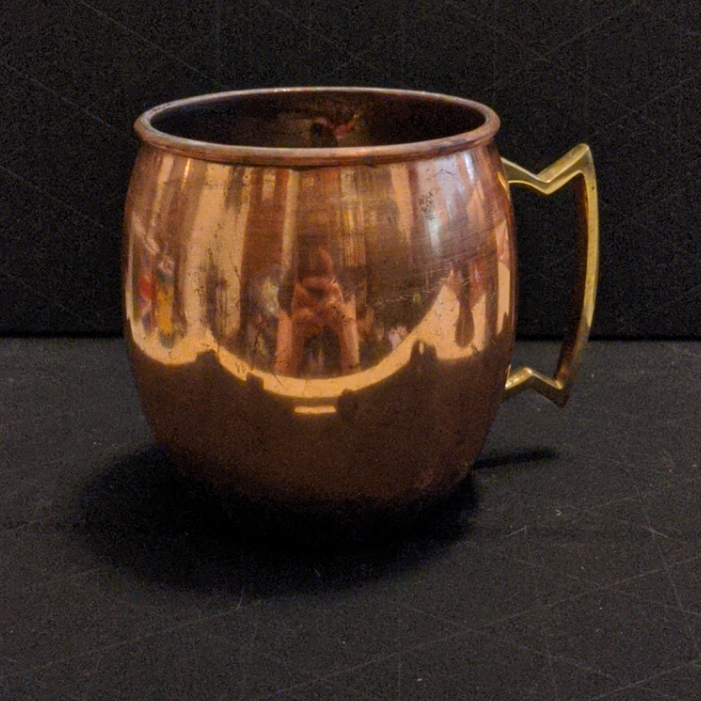 Damaged and Tarnished Irish Mule Mug
